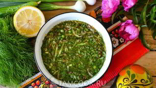 Сыроедческая окрошка