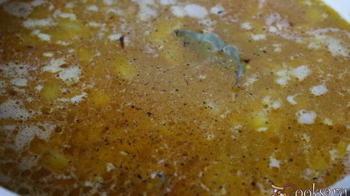 куриный суп с нутом и овощами