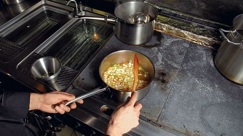 минестроне с дайконом и укропом