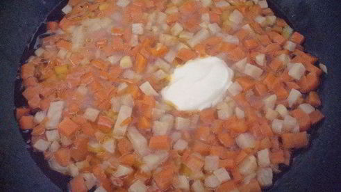 овощной крем-суп с имбирем