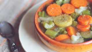 Овощной суп из замороженных овощей