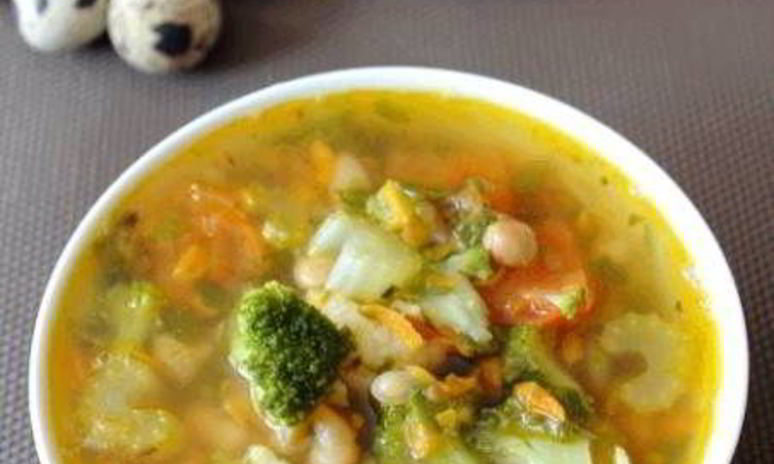 Рецепт овощного супа с фасолью ны куринома бульоне