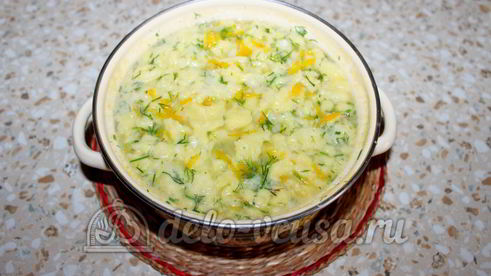 овощной суп с клецками