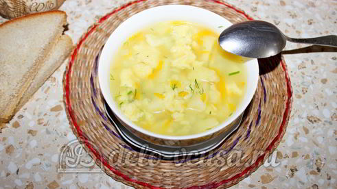 овощной суп с клецками