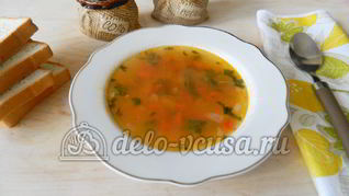 Овощной суп с рисом