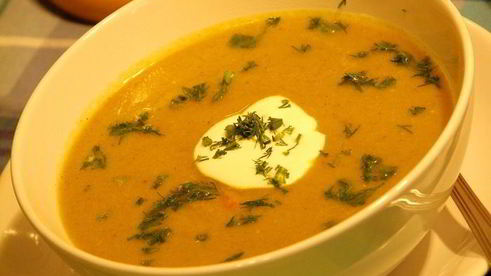 овощной суп с тунцом