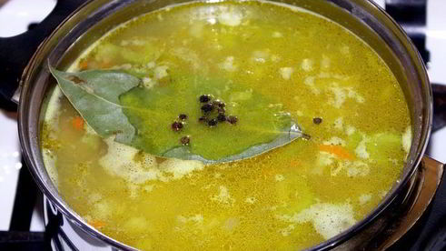 овощной суп с тунцом