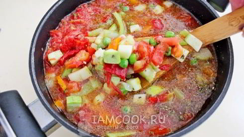 овощной томатный суп