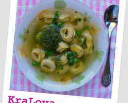 Суп овощной с тортеллини