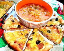 Вегетарианский супчик Минестроне