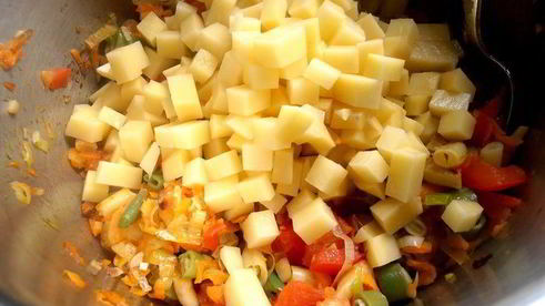 вегетарианский супчик минестроне