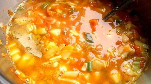 вегетарианский супчик минестроне