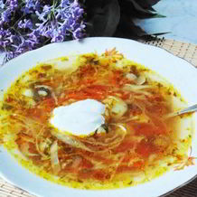 Суп из шампиньонов