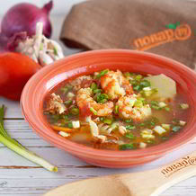 Суп с креветками