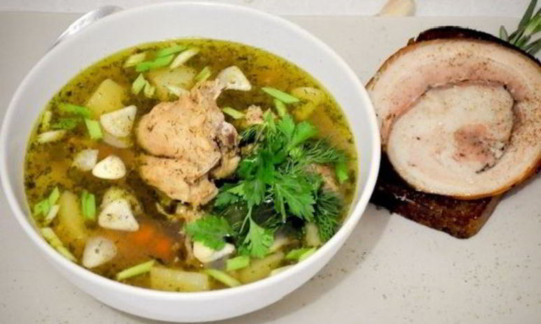 Рецепт простого гречневого супа с курицей для детей