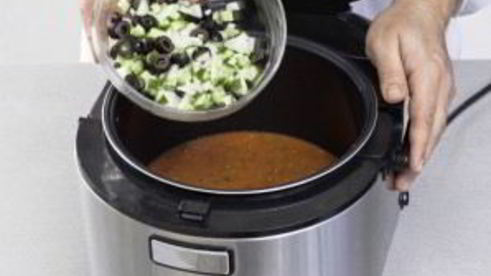 простой суп из морепродуктов в мультиварке