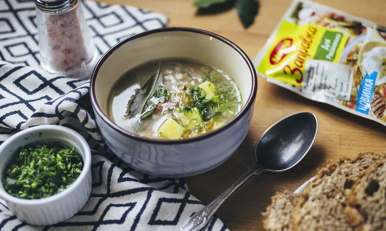 Рецепт постного рассольника с перловкой