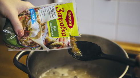 постный рассольник с перловкой