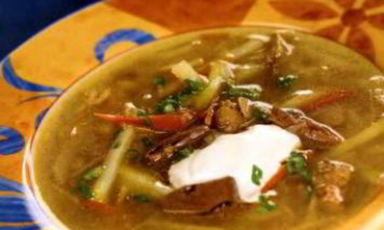 Рецепт рассольника из куриных потрошков