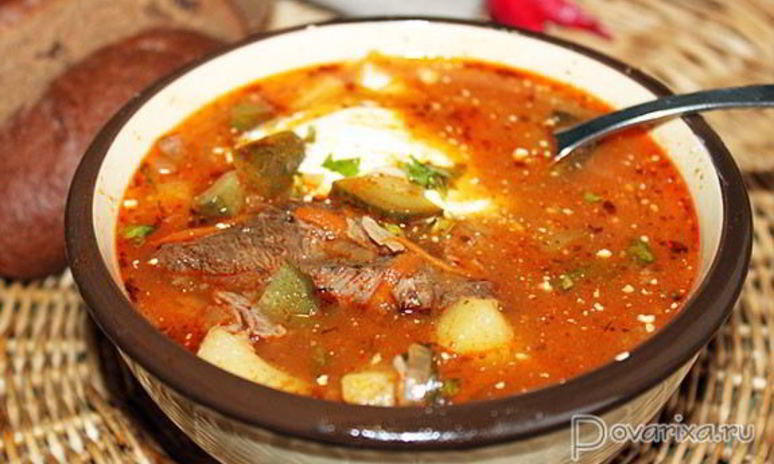 Рецепт рассольника с говядиной