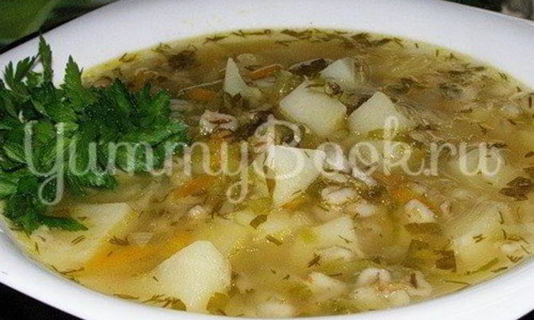 Рецепт рассольника с курицей