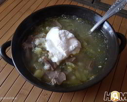 Рассольник с почками