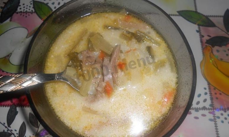 Рецепт рассольника с рисом и языком