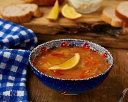 Рассольник с рисом