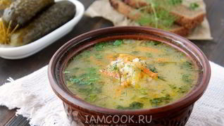 Рассольник вегетарианский