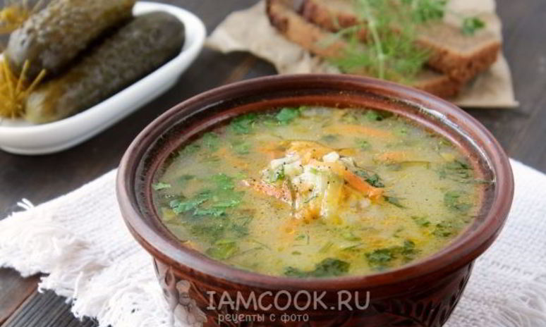 Рецепт рассольника вегетарианского