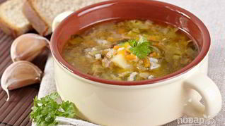 Суп Рассольник с рисом