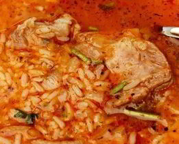 Рисовый суп с говядиной