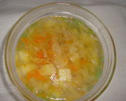 Кислые щи с курицей