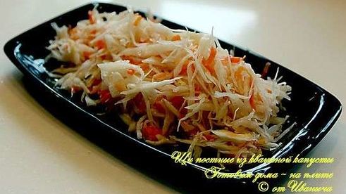 постные щи из квашеной капусты