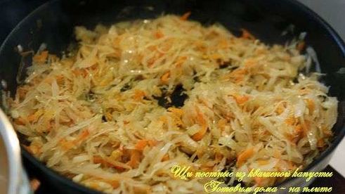 постные щи из квашеной капусты