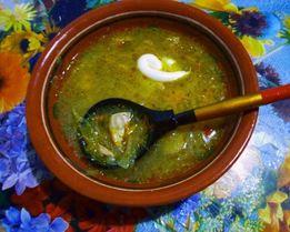 Щи из кислой квашеной капусты с грибами