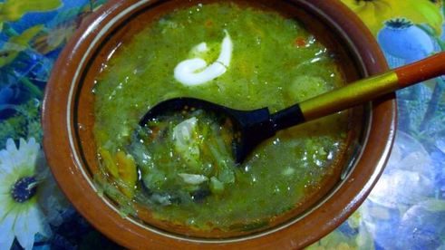 щи из кислой квашеной капусты с грибами