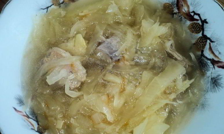 Рецепт щей из квашенной капусты в мультиварке