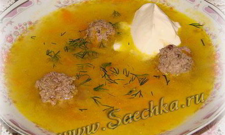 Рецепт щей из квашеной капусты с фрикадельками