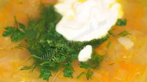 щи из квашеной капусты с индейкой