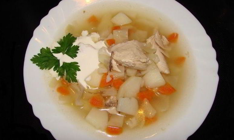 Рецепт щей из свежей капусты на курином бульоне