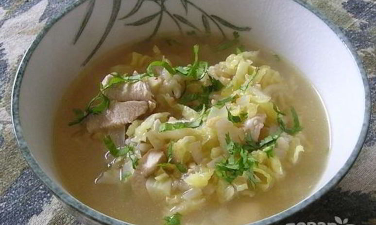 Рецепт щей из свежей капусты с курицей