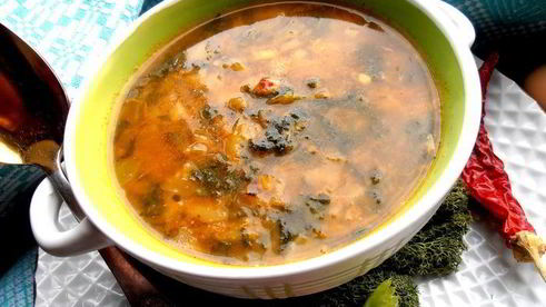 щи крапивные по-русски