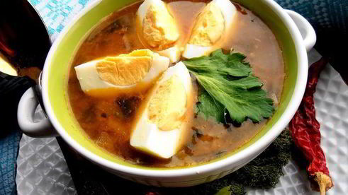 щи крапивные по-русски