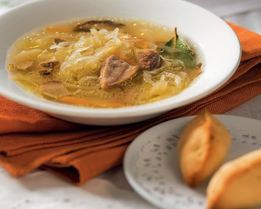 Щи постные с грибами