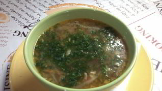 Щи с фасолью