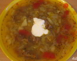 Щи с говядиной