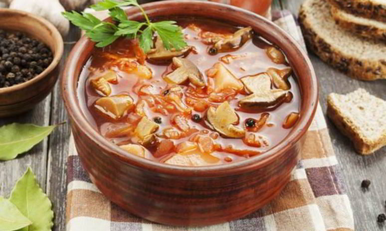 Рецепт щей с грибами по-монастырски