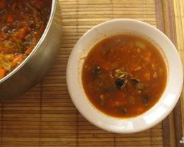 Щи с грибами