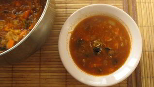 Щи с грибами